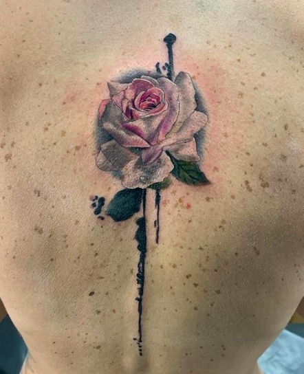 Tattoos - White Rose - 142451